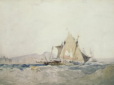 Seascape by Richard Parkes Bonington